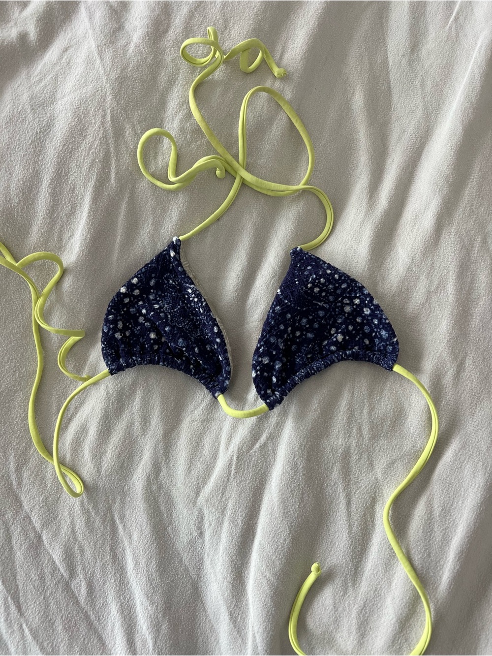 Free People Michelle Triangle Bikini Top Size Small RT $98